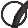 Оплетка на руль SkyWay S01102478 М 37-39 см экокожа черный